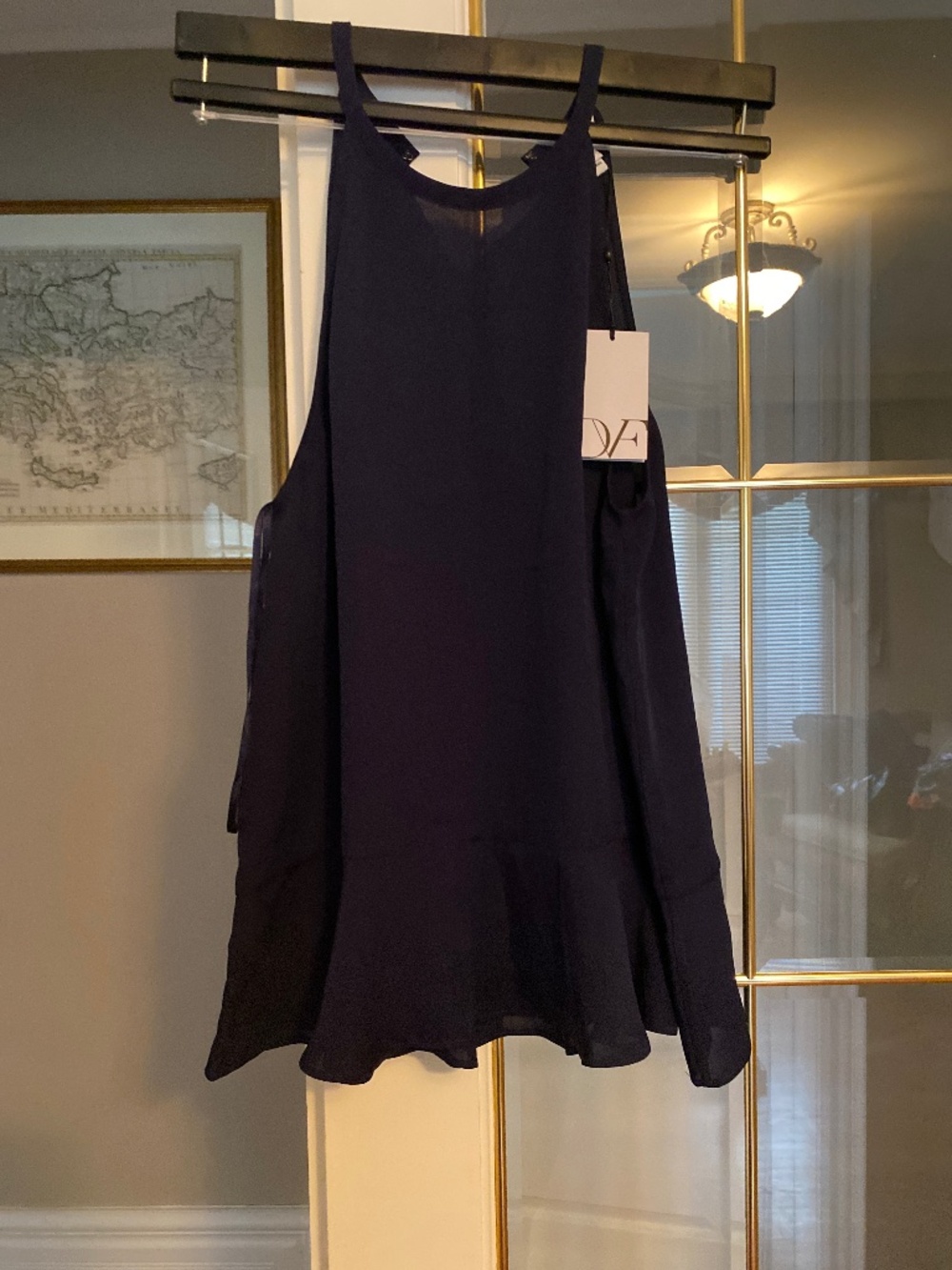 BNWT DVF LIZZIE silk top